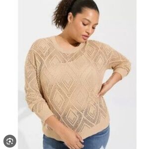 Torrid Crochet Sweater